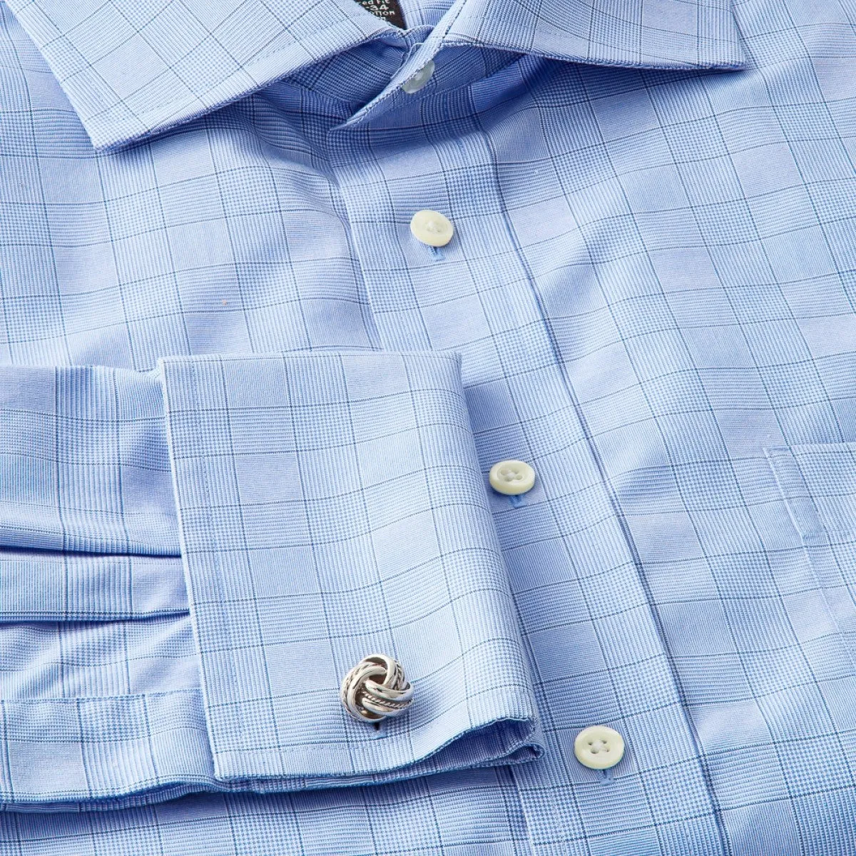 Tateossian Royal Sterling Silver Knot Cufflinks