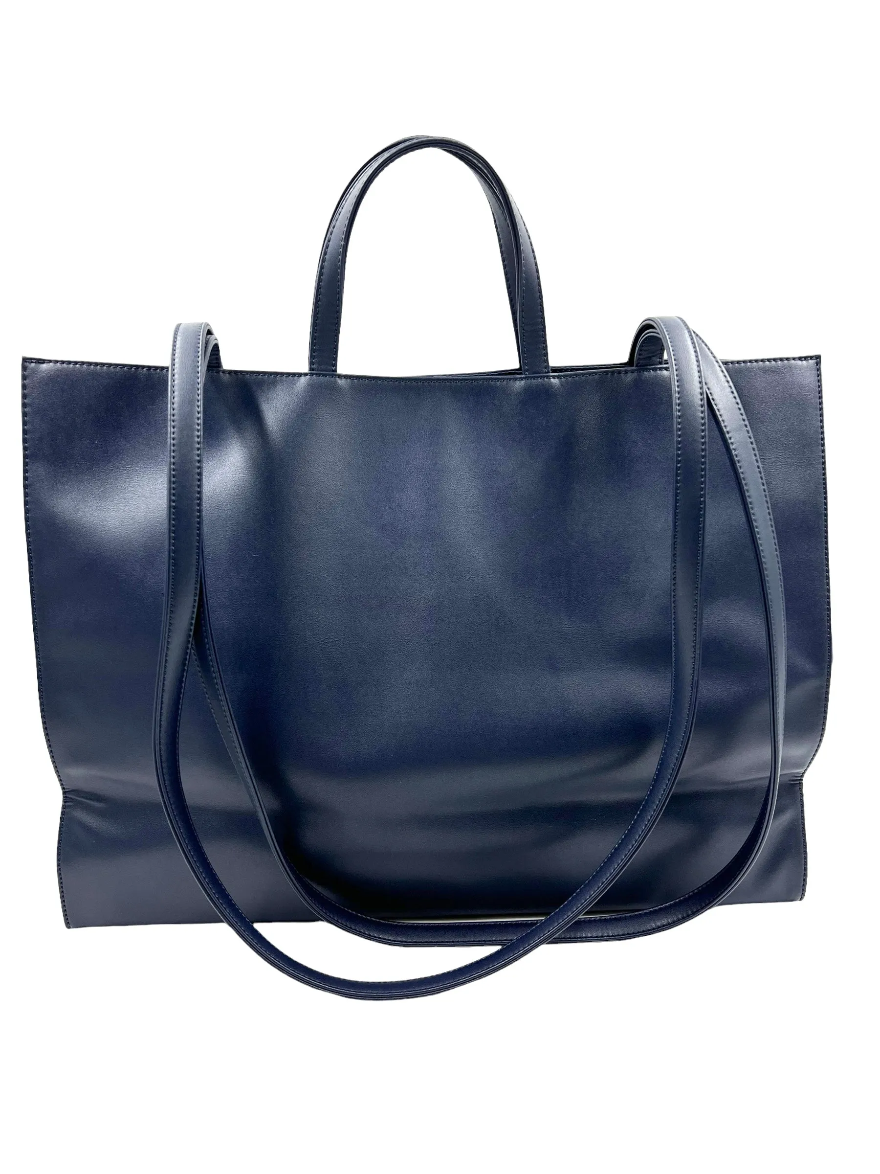 Telfar Navy Large Shopping Tote