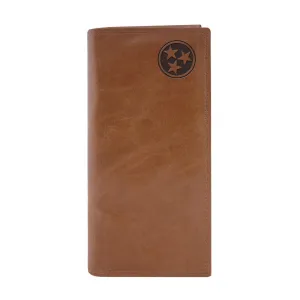 Tennessee Tri-Star Embossed Roper Wallet