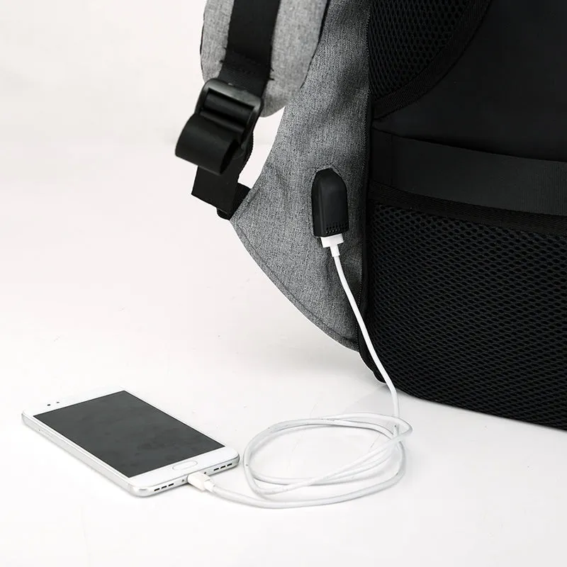 The Diamond Anti Theft Backpack with USB Charger