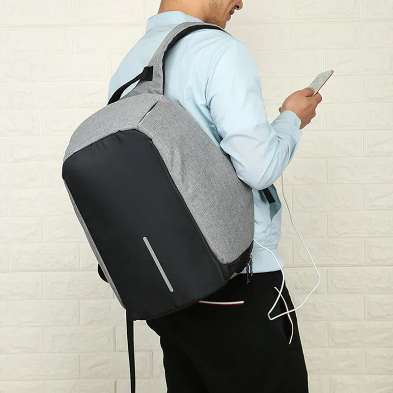 The Diamond Anti Theft Backpack with USB Charger