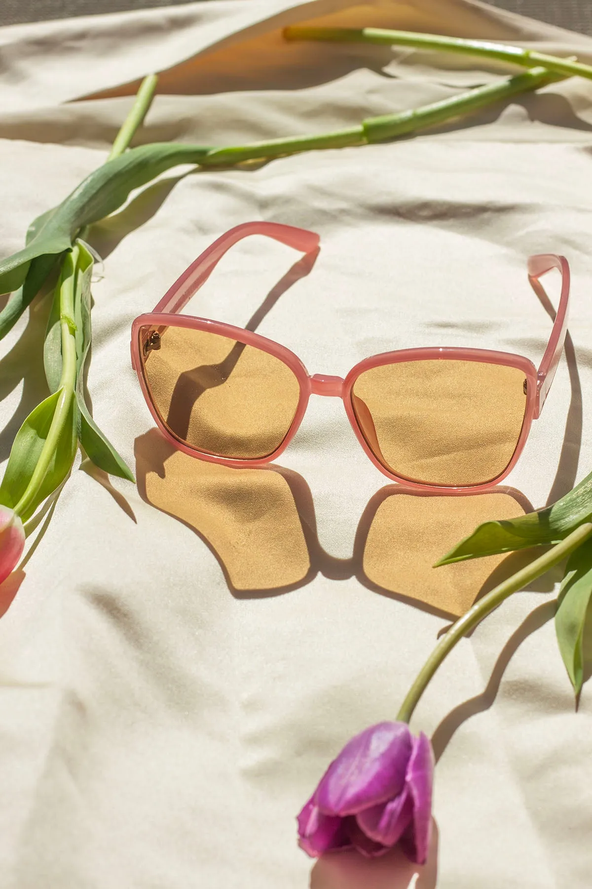 Thin Frame Butterfly Cat Eye Sunglasses
