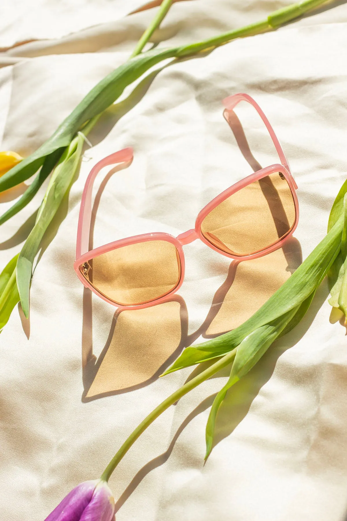 Thin Frame Butterfly Cat Eye Sunglasses
