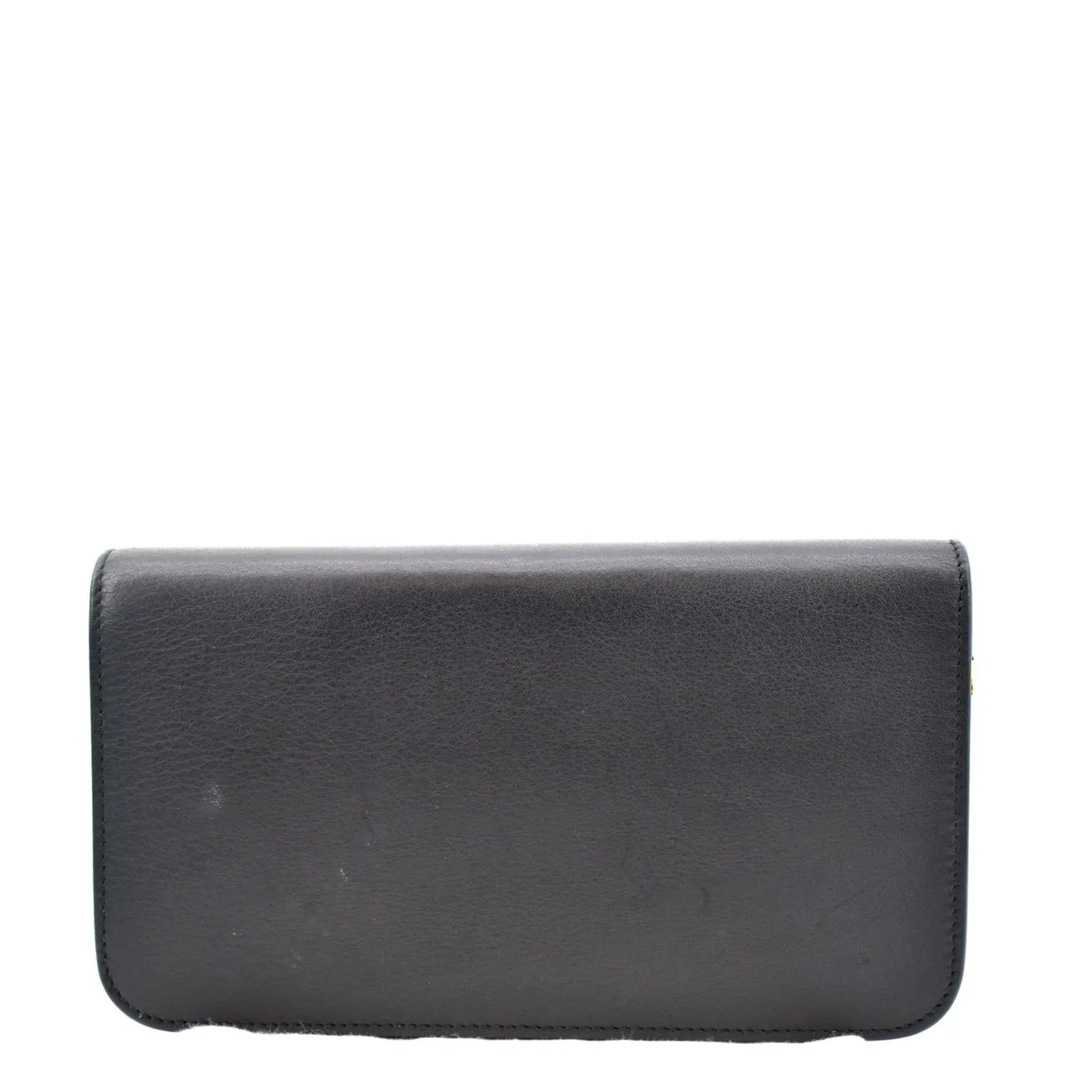 TIFFANY & CO Leather Zip Around Wallet Black