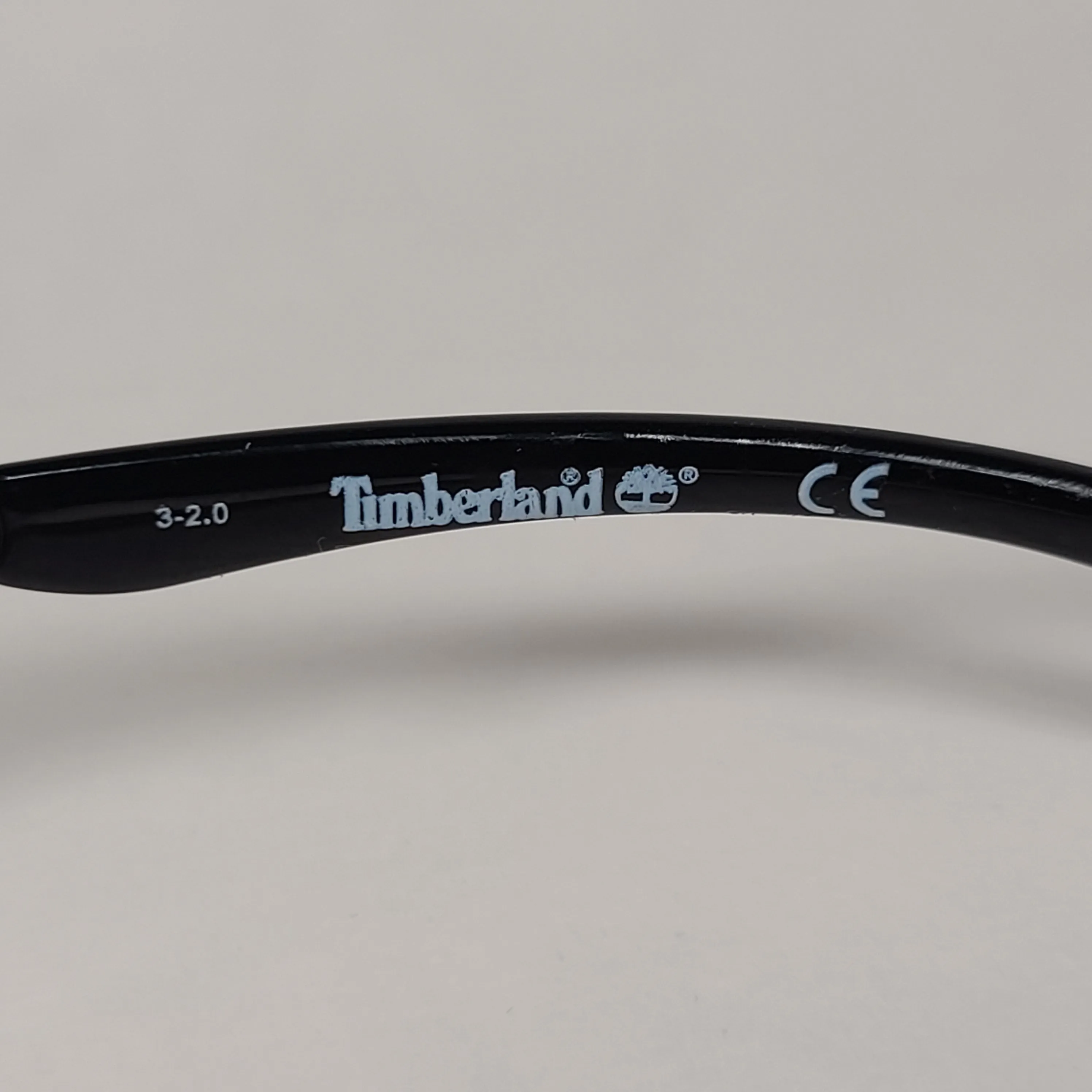 Timberland Aviator Sunglasses Shiny Black Frame Smoke Gradient Lens TB7114 02B