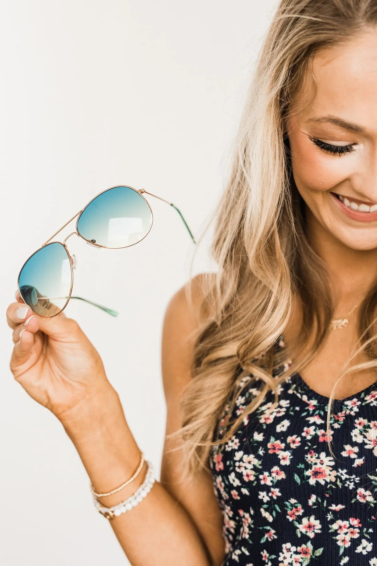 Time To Shine Aviator Sunglasses