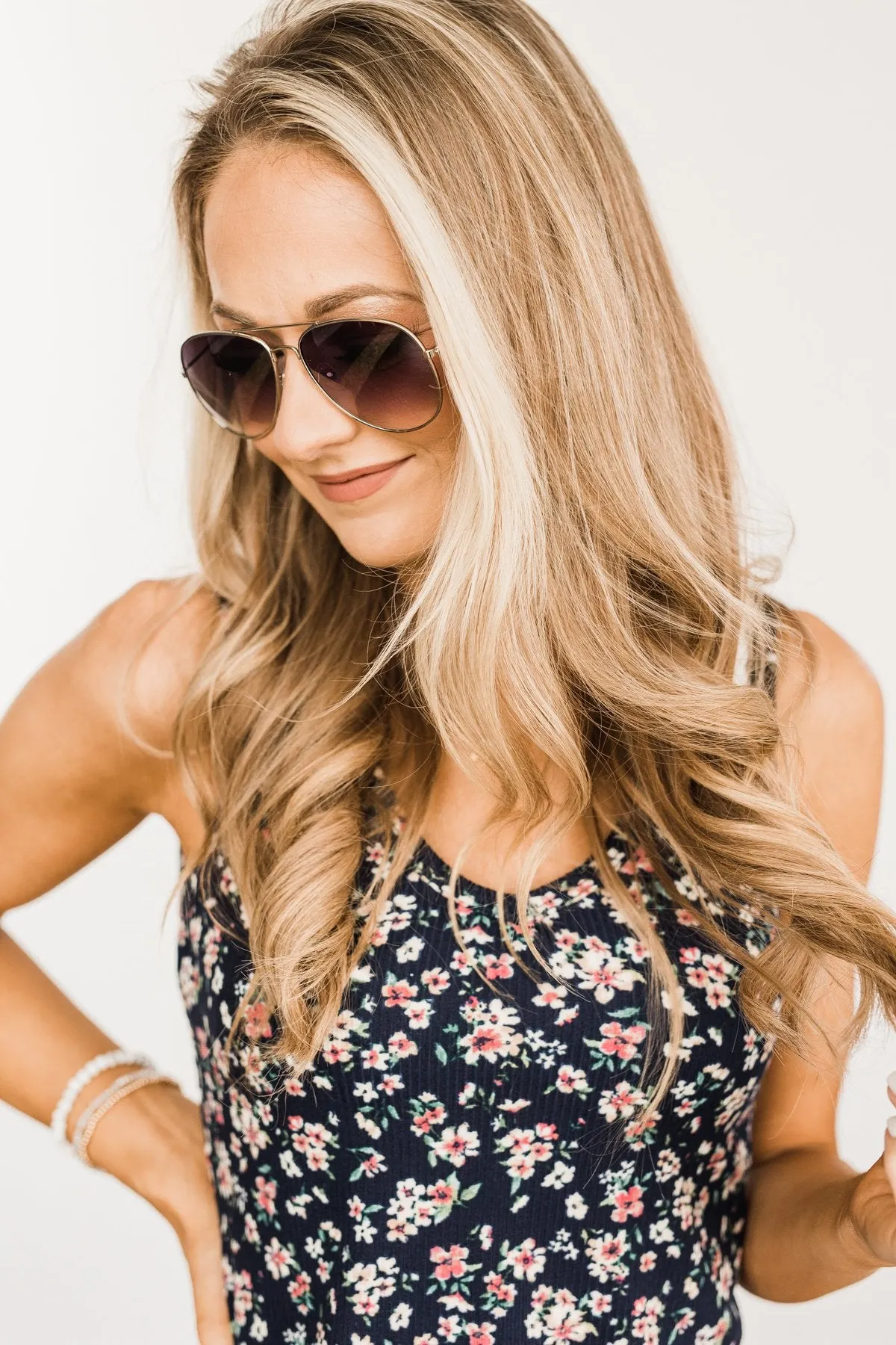 Time To Shine Aviator Sunglasses