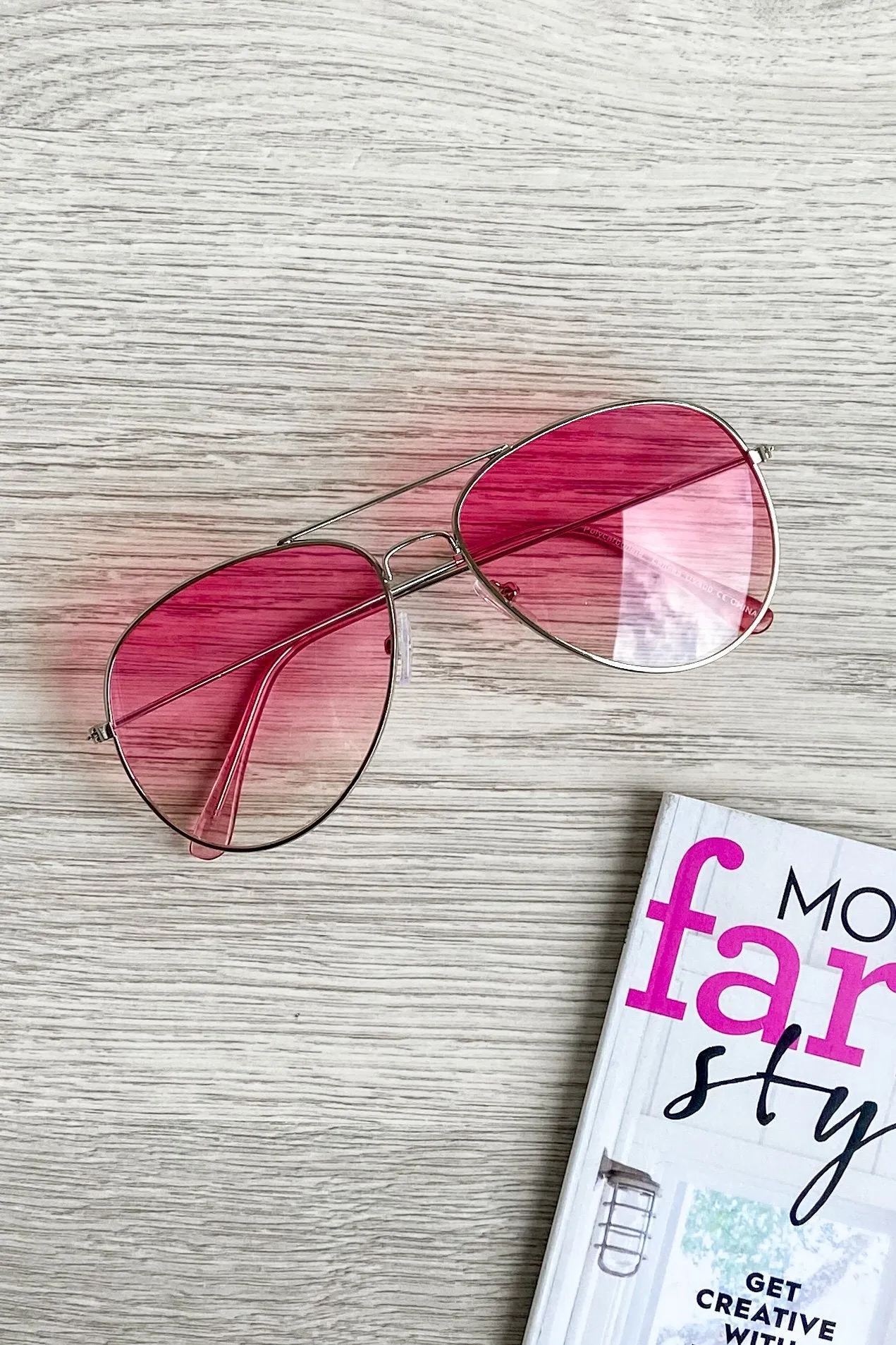 Time To Shine Aviator Sunglasses