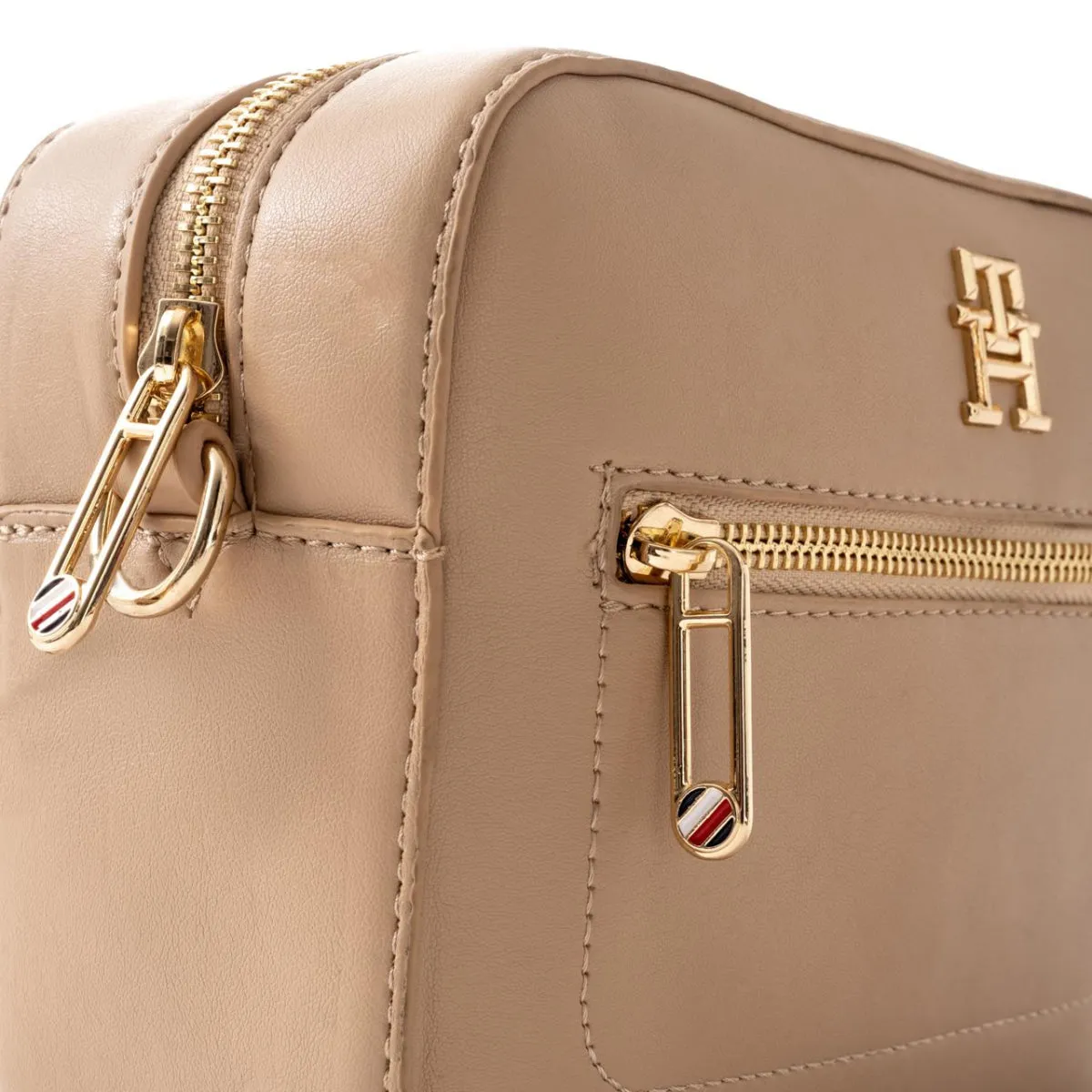 Tommy Hilfiger Iconic Signature Strap Camera Bag AW15888 - BEG