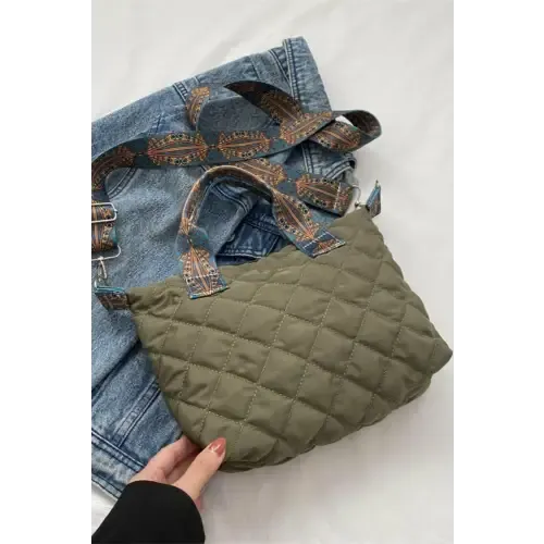 Trendy Yeppi Bubble Textured Printed Strap Handbag for Fashionistas