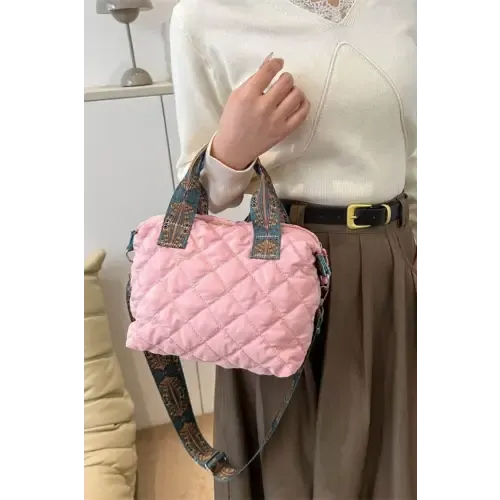 Trendy Yeppi Bubble Textured Printed Strap Handbag for Fashionistas