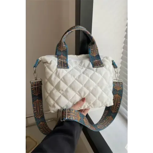 Trendy Yeppi Bubble Textured Printed Strap Handbag for Fashionistas
