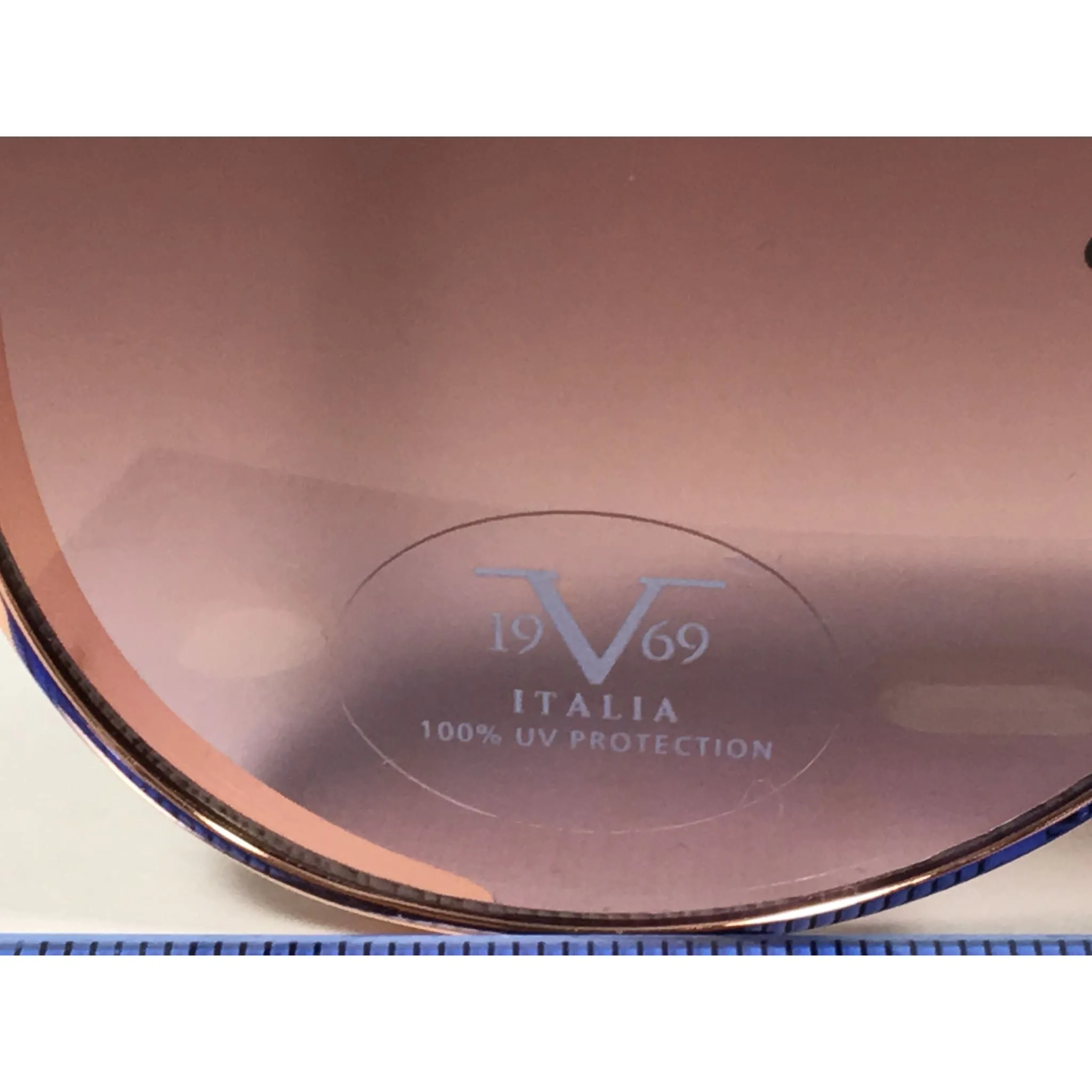 Versace 19V69 Italia Mona Aviator Pilot Sunglasses Rose Gold Metal  Brown Rose Gradient Lens