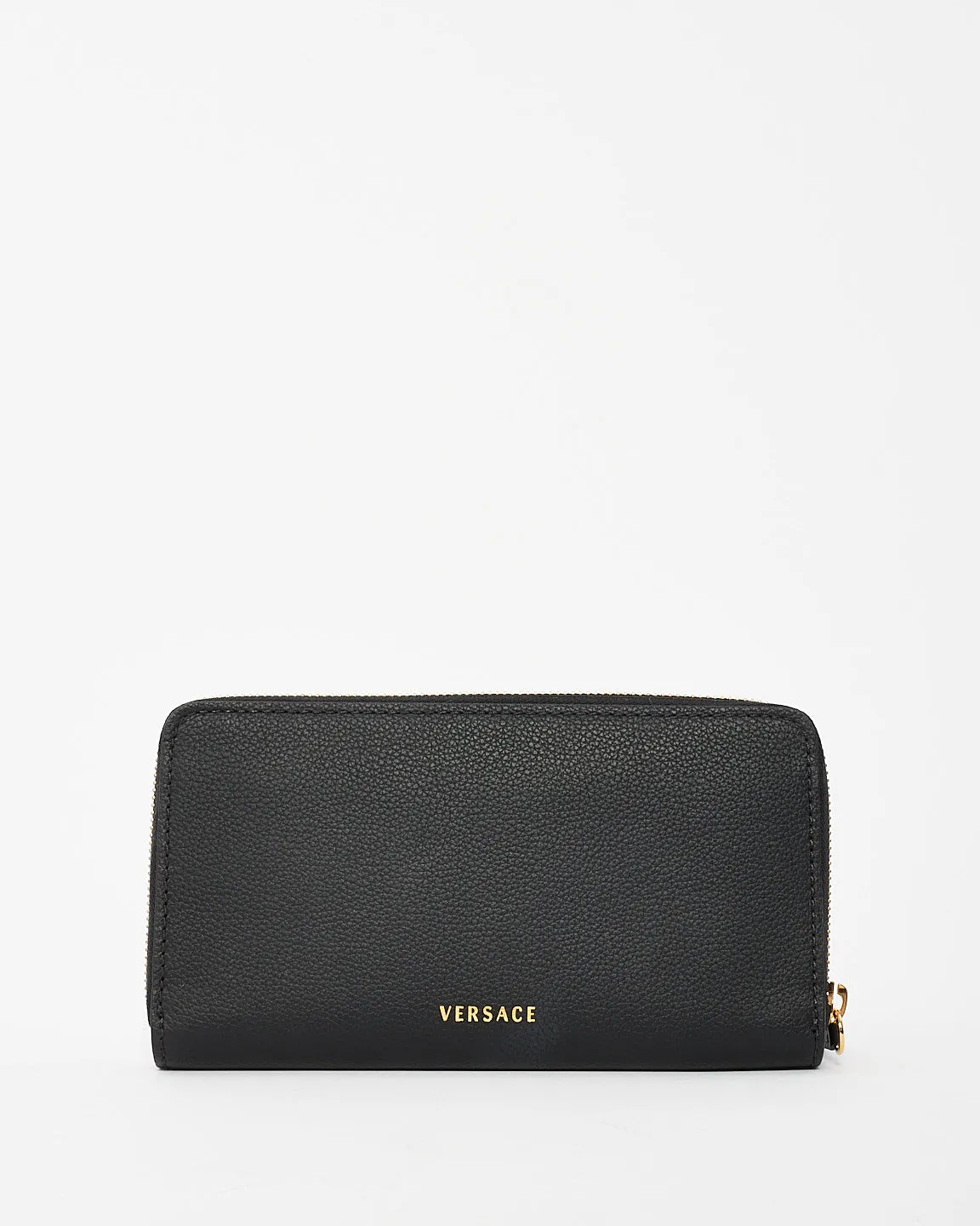 Versace Black Leather Medusa Wallet