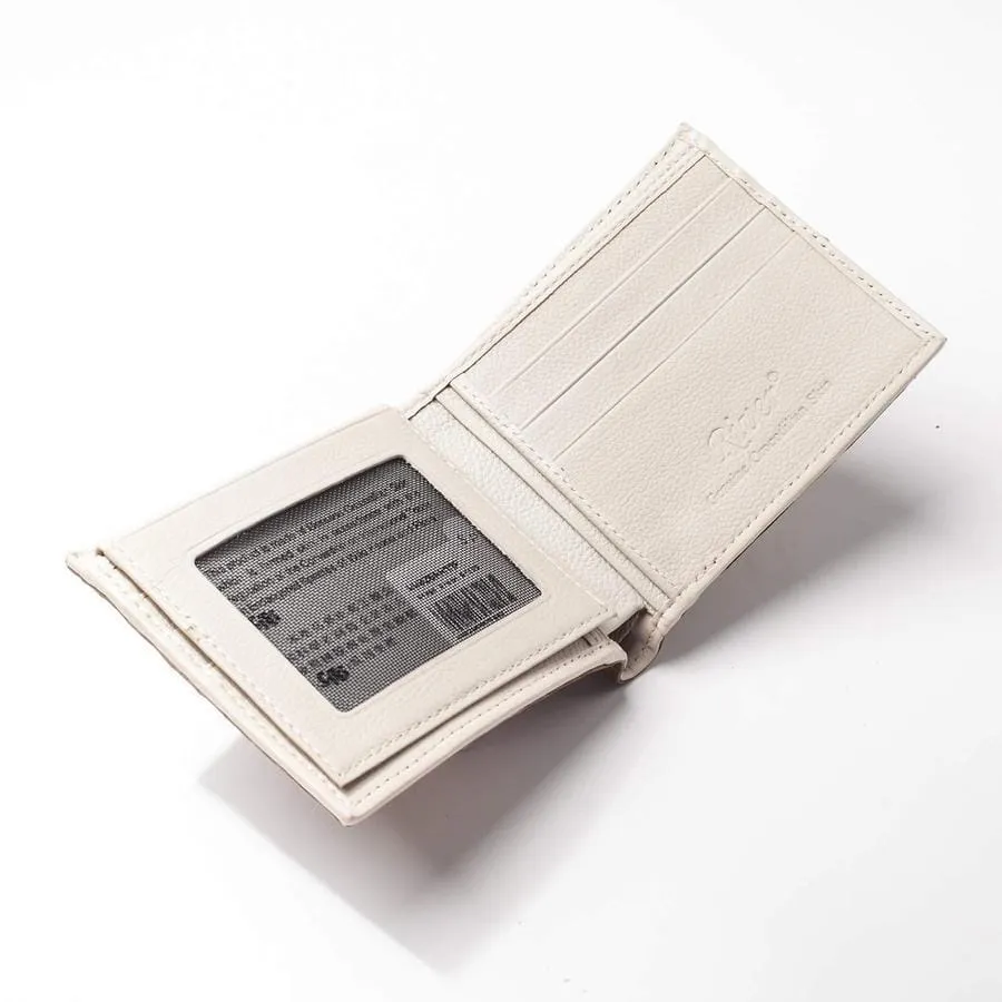 Vintage Crocodile Tail Leather Mens Wallets