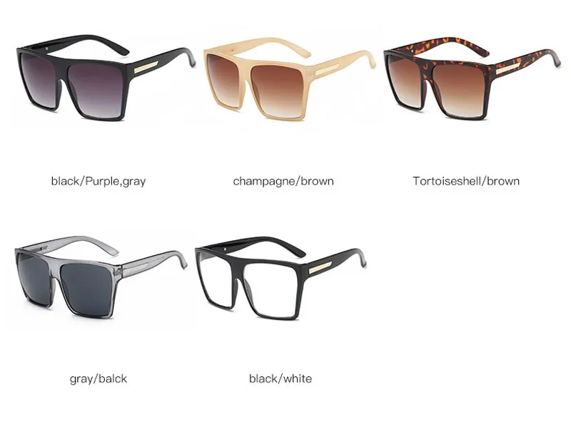 Vintage Square Sunglasses Lady Flat Top Mirror Cat Eye Sun Glasses Female Shades UV400