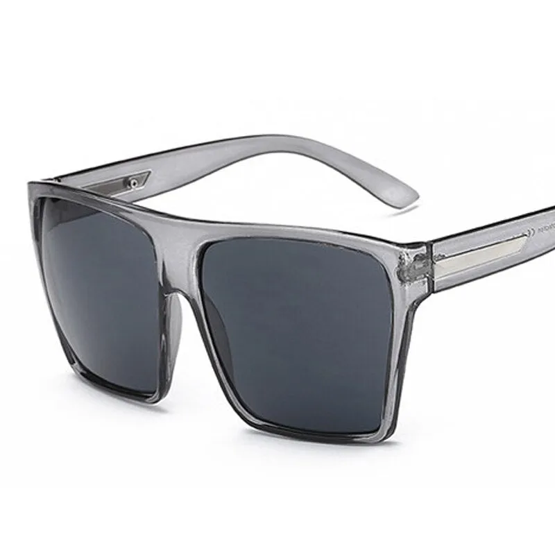 Vintage Square Sunglasses Lady Flat Top Mirror Cat Eye Sun Glasses Female Shades UV400