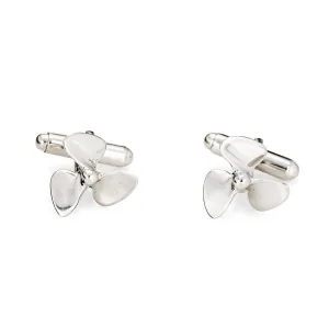 Vintage Tiffany & Co Boat Propeller Cufflinks Sterling Silver Signed Jewelry