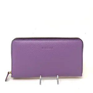 Visona Long Zip Around Wallet