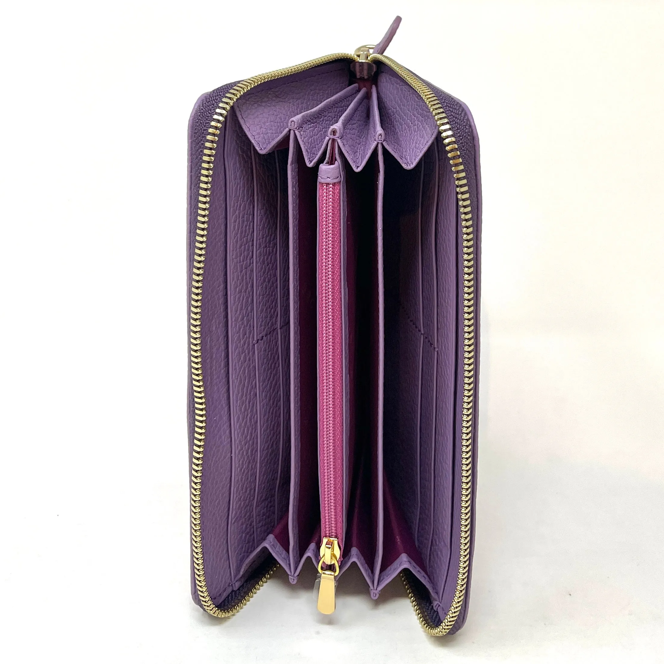 Visona Long Zip Around Wallet