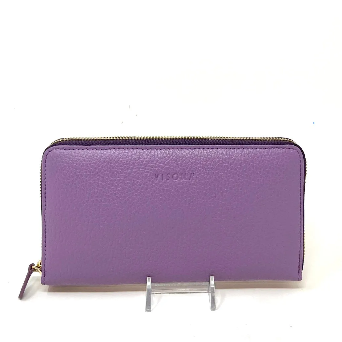 Visona Long Zip Around Wallet