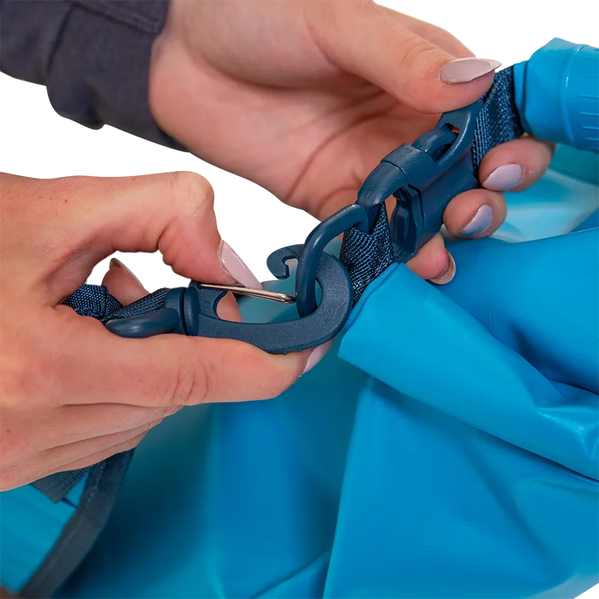 Waterproof Roll Top 10 Litre Dry Bag - Ride Blue