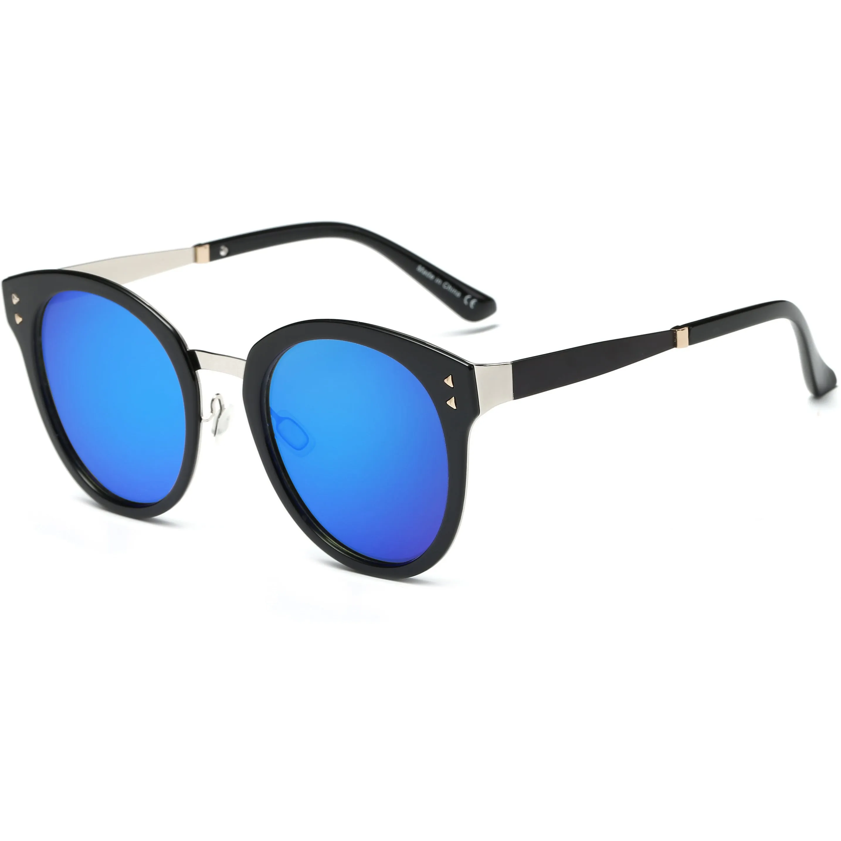Women Polarized Round Cat Eye Sunglasses