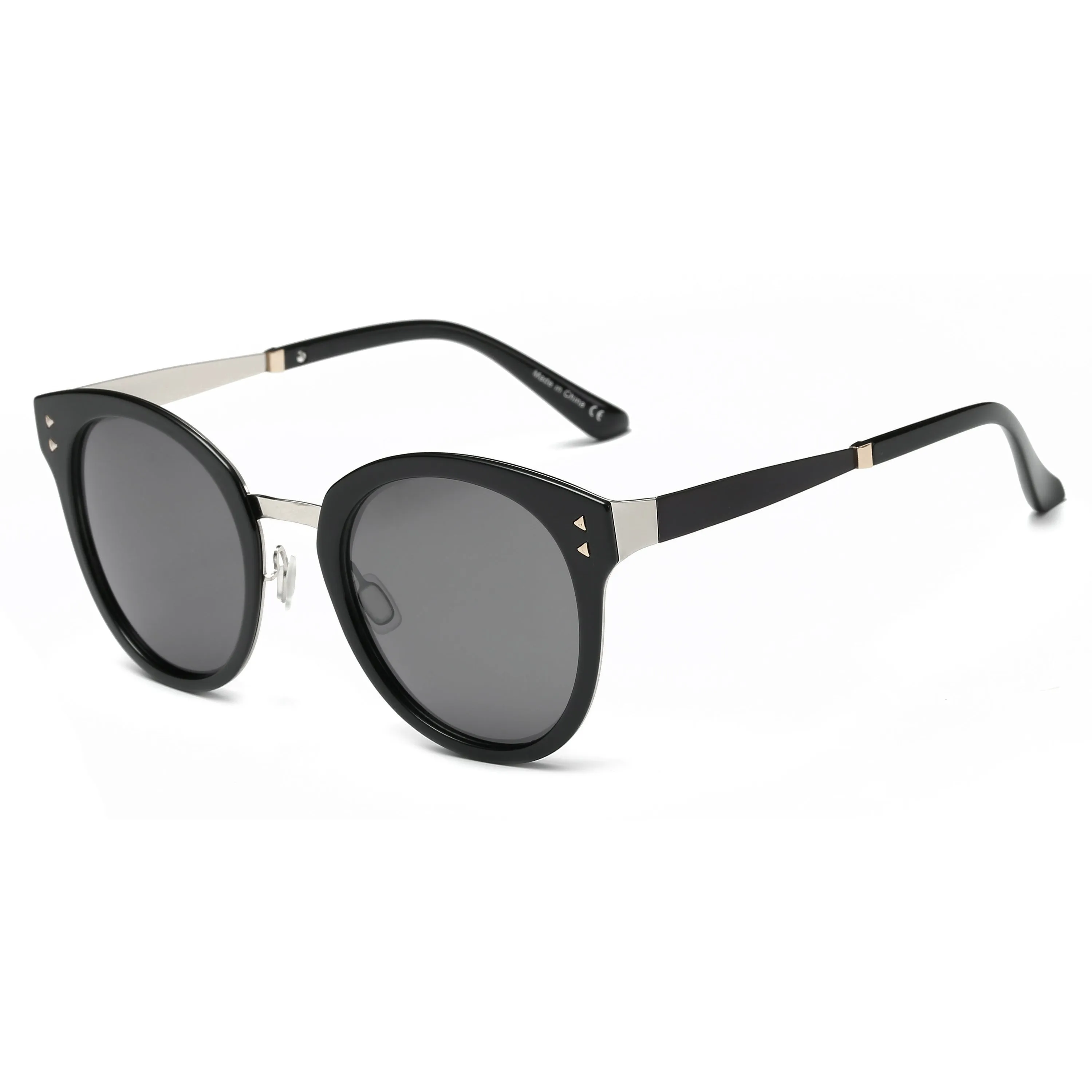 Women Polarized Round Cat Eye Sunglasses
