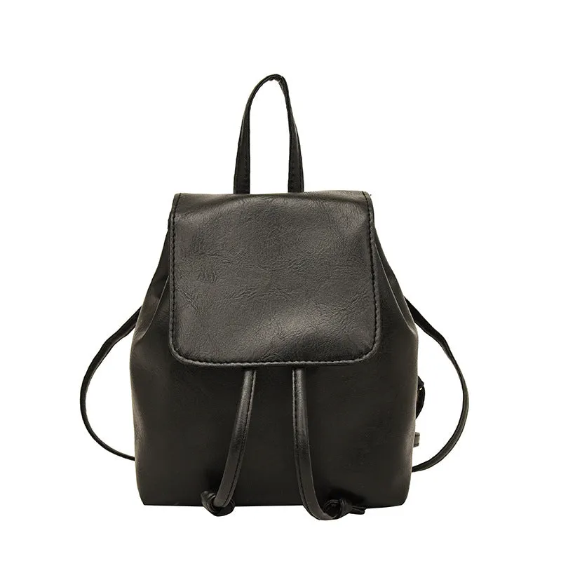 Women's Classic Style Chain Summer Oil Wax Backpacks