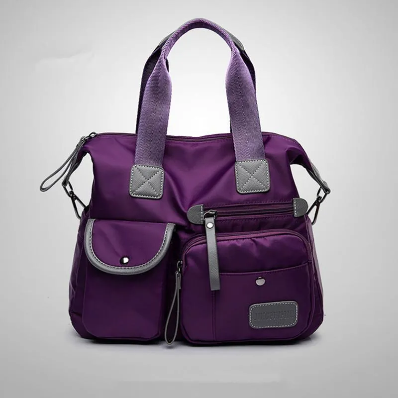 Women's Large Capacity Waterproof Fashion Nylon Handbags
