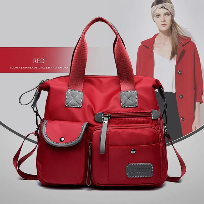 Women's Large Capacity Waterproof Fashion Nylon Handbags
