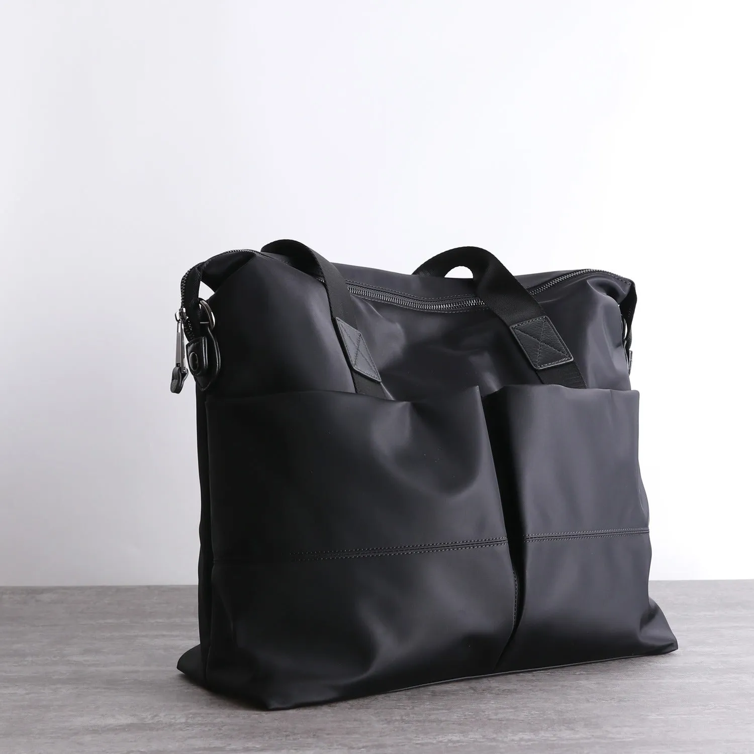 Womens Nylon Crossbody Bag Leather Nylon Tote Bag Nylon Shoulder Bag Nylon Handbags Shoulder Bag