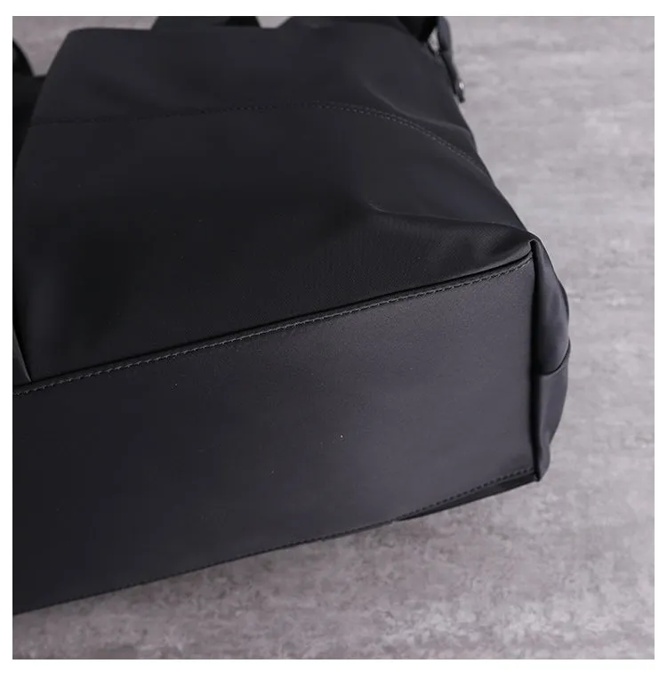Womens Nylon Crossbody Bag Leather Nylon Tote Bag Nylon Shoulder Bag Nylon Handbags Shoulder Bag