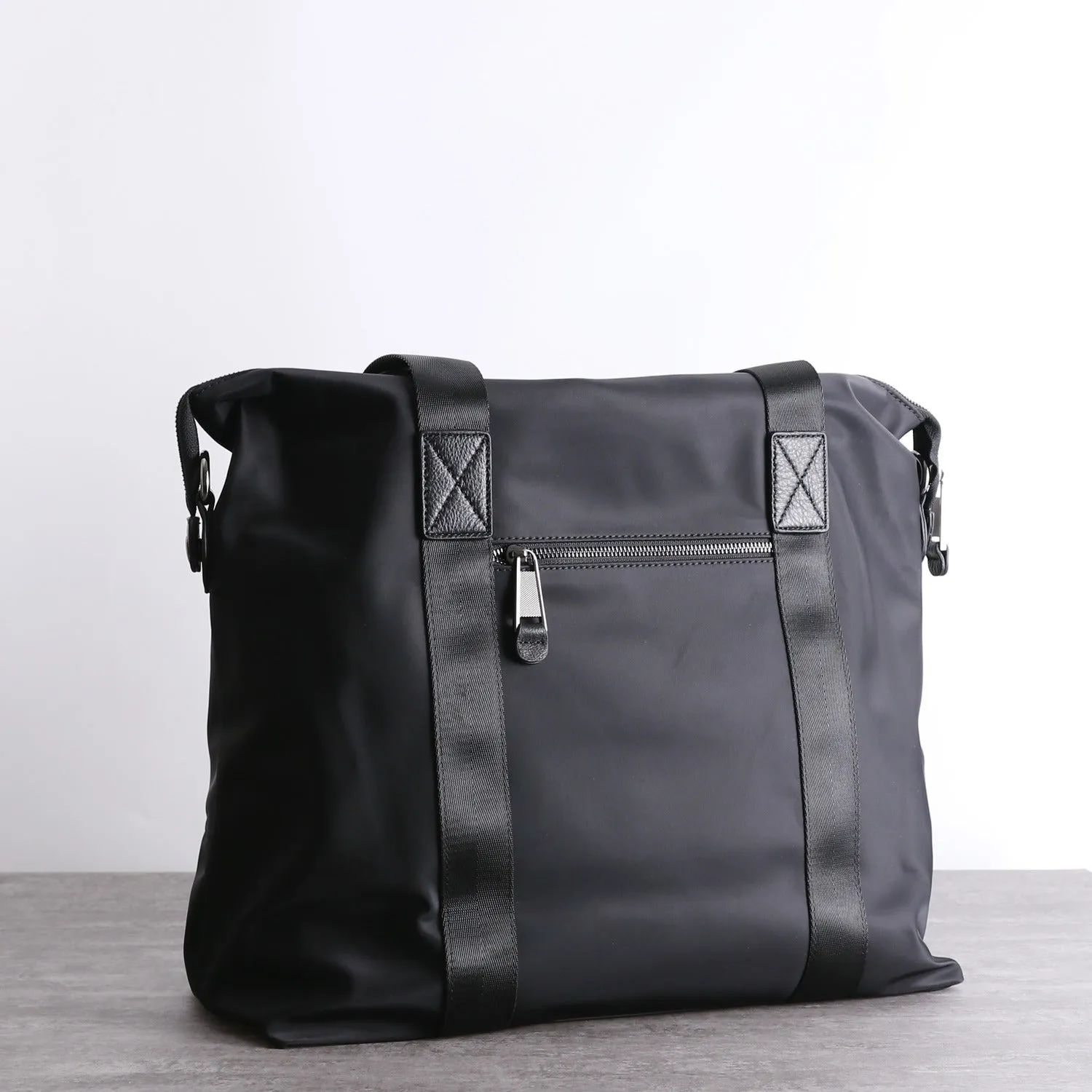 Womens Nylon Crossbody Bag Leather Nylon Tote Bag Nylon Shoulder Bag Nylon Handbags Shoulder Bag