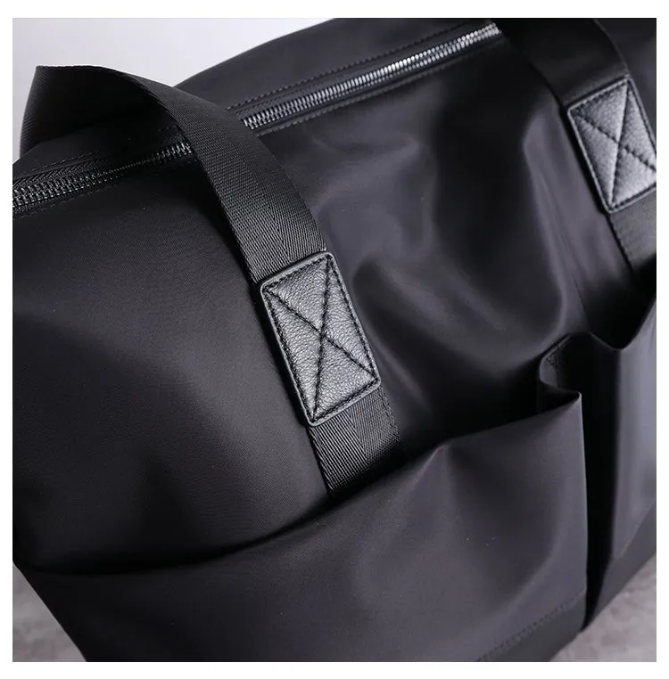 Womens Nylon Crossbody Bag Leather Nylon Tote Bag Nylon Shoulder Bag Nylon Handbags Shoulder Bag