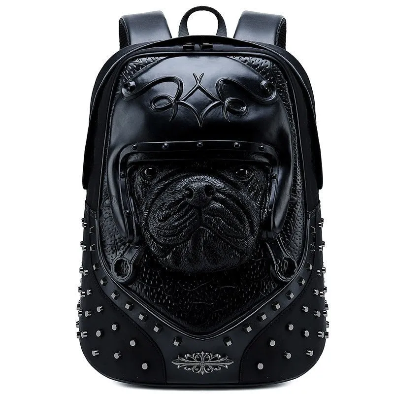 Woowooh 3D Embossed Punk Style Waterproof Animal Backpack