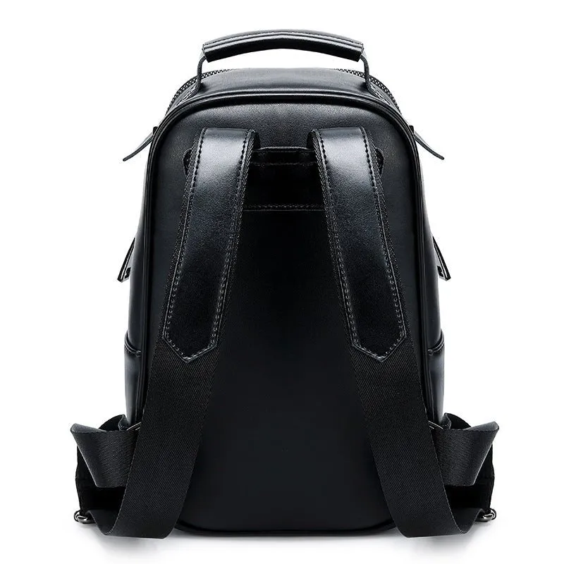 Woowooh Embossed 3D Owl Leather Backpack