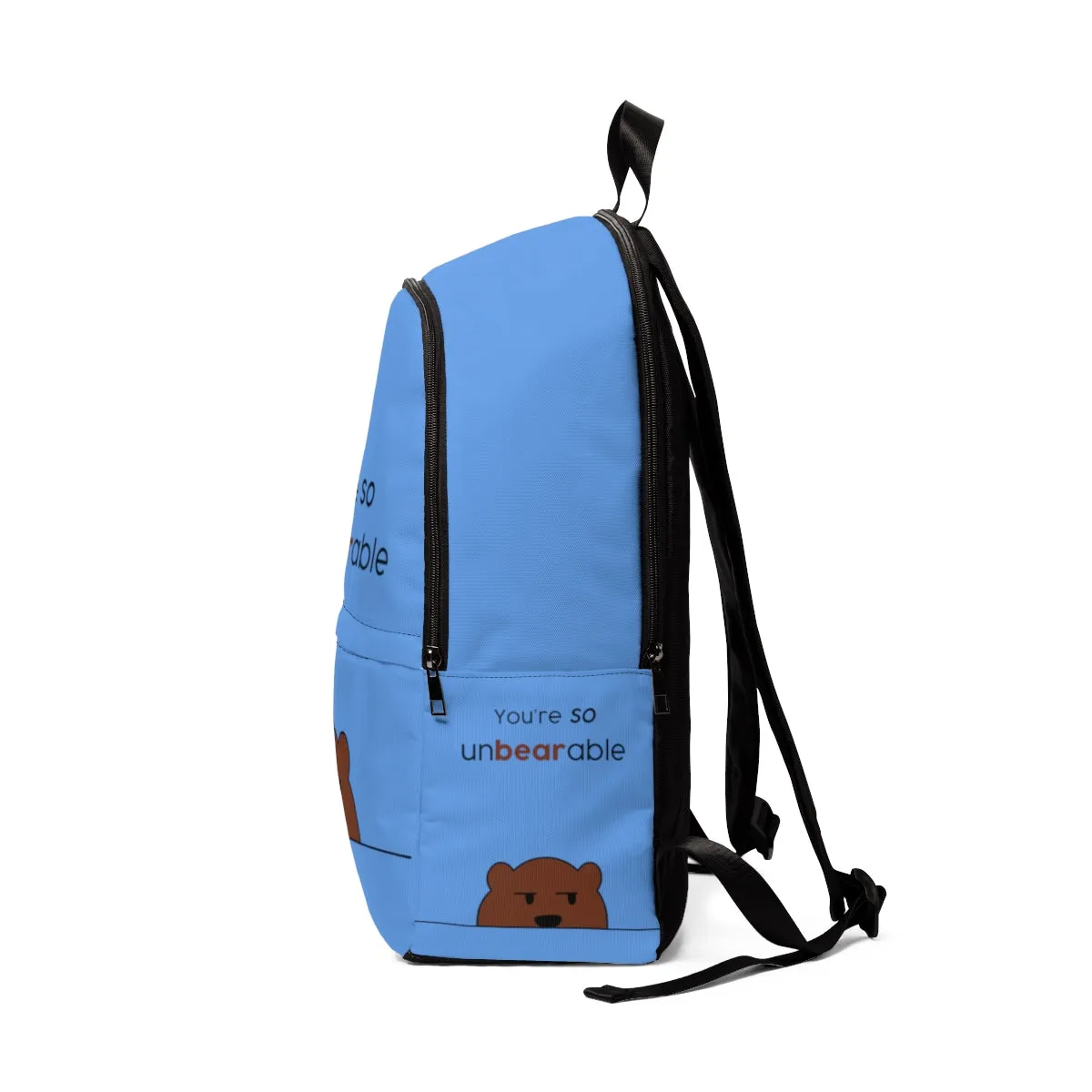 You're so unbearable light blue Unisex Fabric Backpack