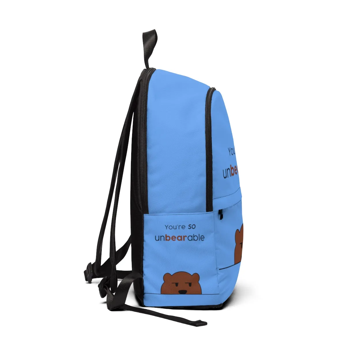 You're so unbearable light blue Unisex Fabric Backpack