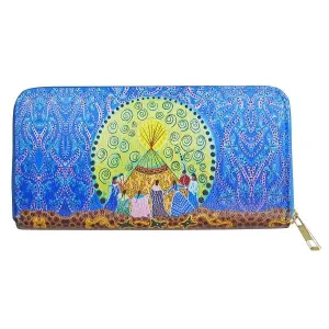 Zip Around Wallet Dancing Women