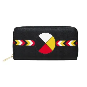 Zip Around Wallet Medicine Wheel